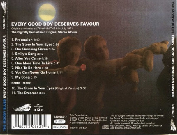 Moody Blues - Every good boy...+ 2 (CD)