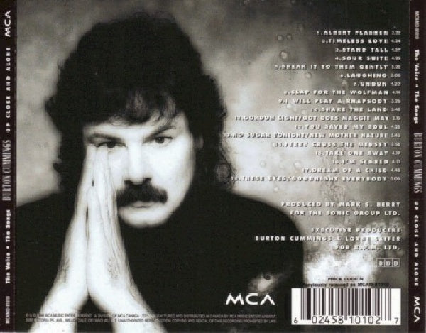 Burton Cummings - Up close & alone (CD) - Velvet Music