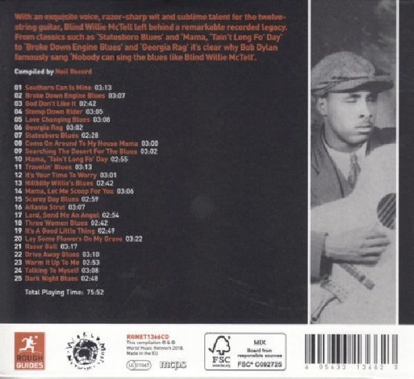 Blind Willie Mctell - Blind willie mctell. the rough guide (CD) - Velvet Music