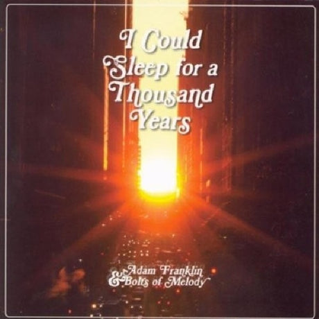 Adam Franklin - I could sleep for a thousand years (CD) - Velvet Music
