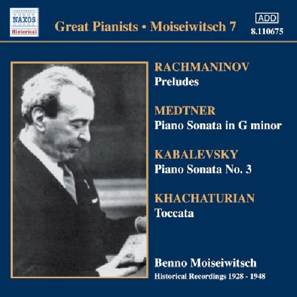 Rachmaninov/medtner - Enregistrements historiques (CD)