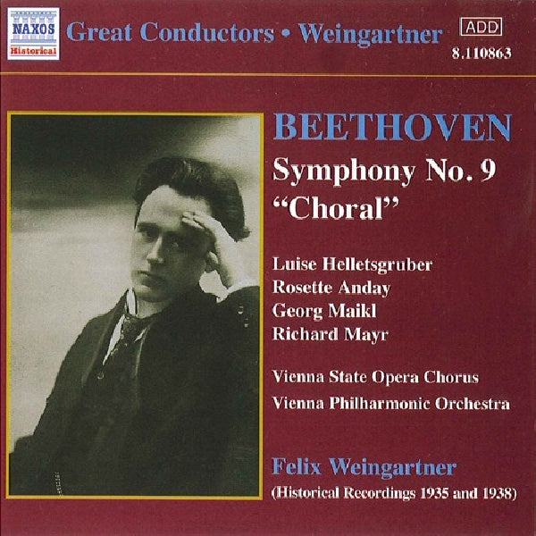 Ludwig Van Beethoven - Symphony no.9 choral (CD) - Velvet Music
