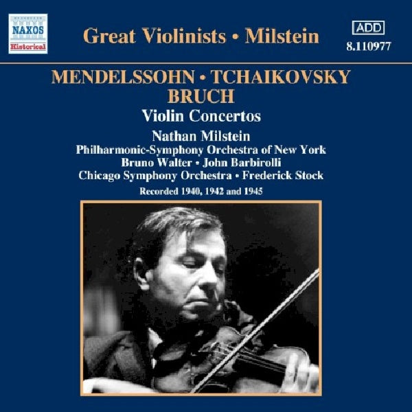 Mendelssohn/Bruch/Tchaïkovski - Concertos pour violon (CD)