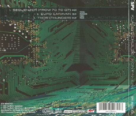 Klaus Schulze - Kontinuum (CD) - Velvet Music