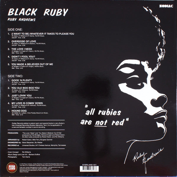Ruby Andrews - Black Ruby (LP)