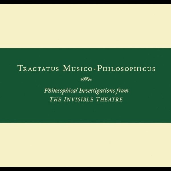 John Zorn - Tractatus musico-philosophicus (CD) - Velvet Music