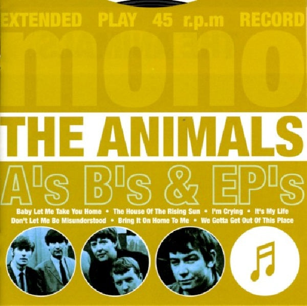 the Animals - A's, b's & ep's (CD) - Velvet Music