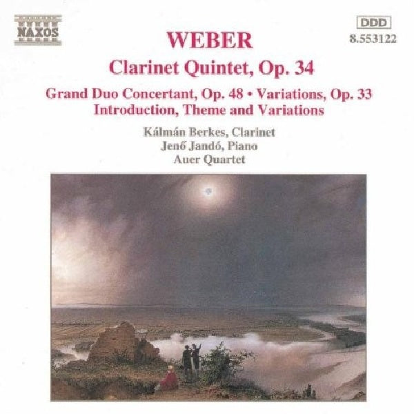 Cm Von Weber - Clarinet quintet op.34 (CD)