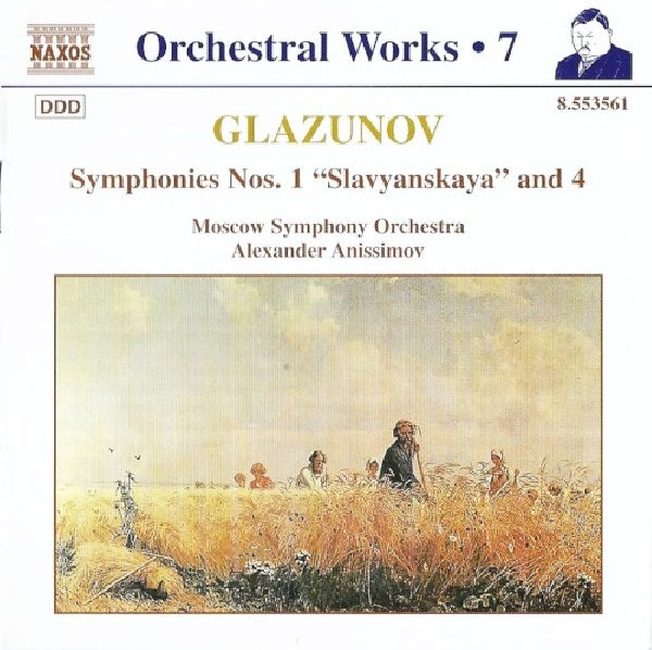 Alexander Glazunov - Symphonies no.1 vol.7 (CD) - Velvet Music