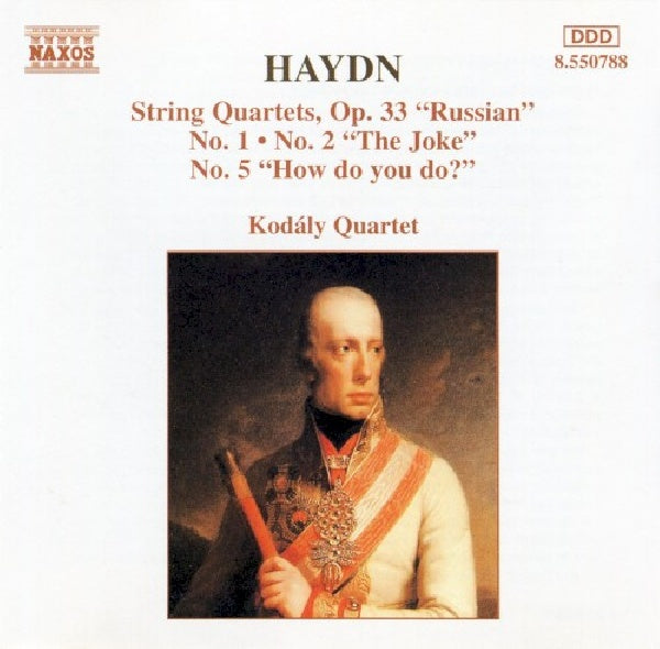 Franz Joseph Haydn - String quartets op.33 nos (CD) - Velvet Music