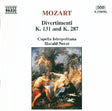 Wolfgang Amadeus Mozart - Divertimenti k.131/287 (CD) - Velvet Music
