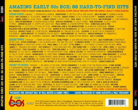 V/A (Various Artists) - Amazing early 60s box: 88 hard-to-find hits (CD) - Velvet Music