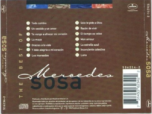 Mercedes Sosa - Best of mercedes sosa (CD)
