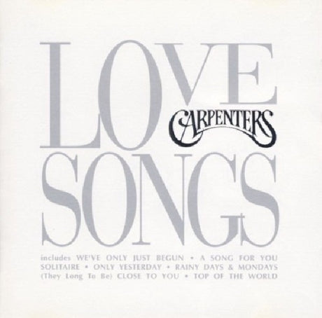 Carpenters - Love songs (CD) - Velvet Music