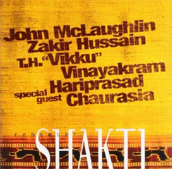 John Mclaughlin - Remember shakti (CD) - Velvet Music