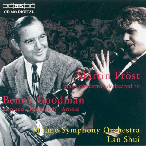 Martin Frost - Plays clarinet concertos (CD) - Velvet Music