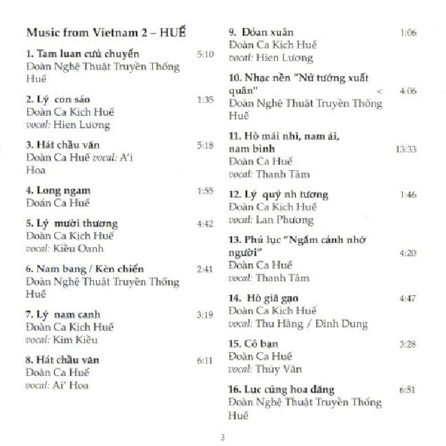 V/A (Various Artists) - Music from Vietnam 2 (CD)
