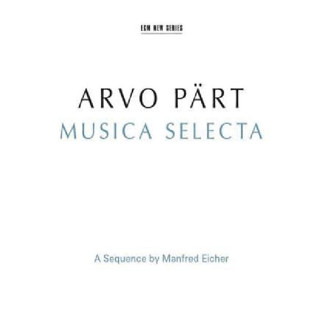 A. Part - Musica selecta (CD) - Velvet Music