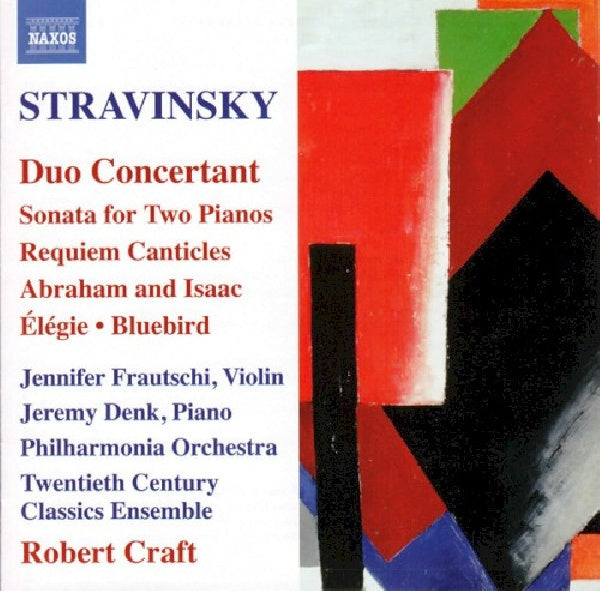 I. Stravinsky - Duo concertante/duo piano sonata/requiem canticles (CD)