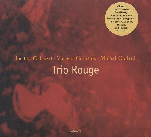 Galeazzi - Trio rouge (CD) - Velvet Music