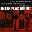 Sonny Rollins - Rollins plays for bird (CD) - Velvet Music