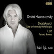 Shostakovich/liszt - Poems by michelangelo/petrarch sonnets (CD) - Velvet Music