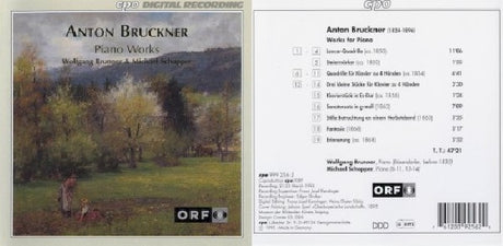 Anton Bruckner - Piano works (CD) - Velvet Music
