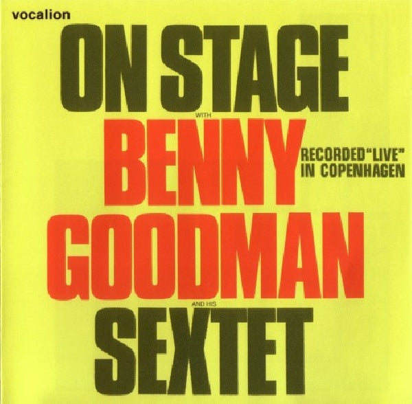 Benny Goodman - On stage live in copenhagen (CD) - Velvet Music