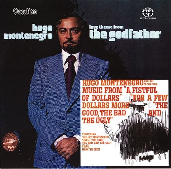 Hugo Montenegro - Love theme from the godfather & music from a fistful of dollars, for a few dollars more, the good, t (CD) - Velvet Music
