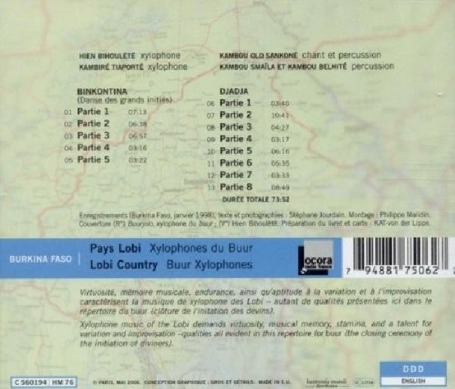 Bihoulete/tiaporte/sankon - Burkina faso:buur xylopho (CD) - Velvet Music