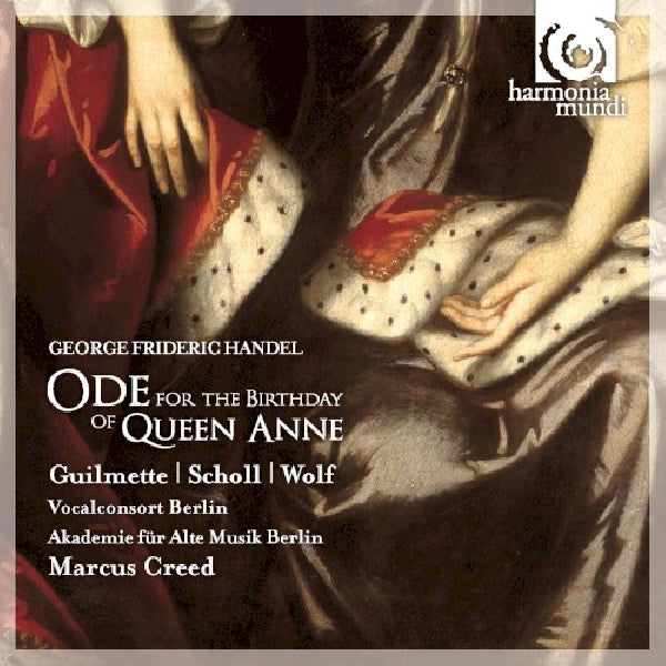 Scholl Guilmette Vocalconsort Berli - Ode for the birthday of queen anne (CD) - Velvet Music