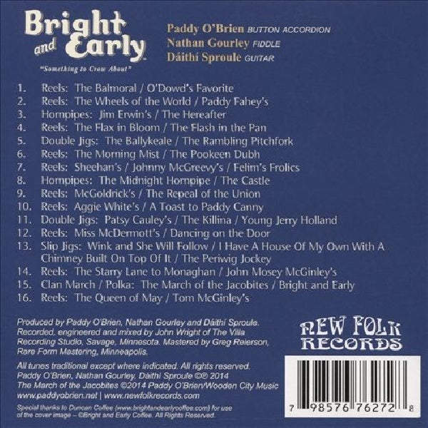 Paddy O'brien - Bright & early (CD)