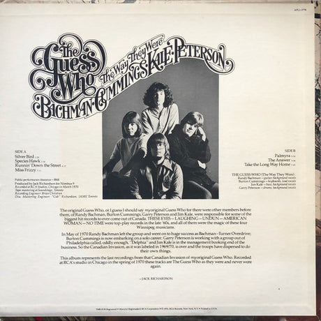 Guess Who, The - The Way They Were (tweedehands LP) - Velvet Music
