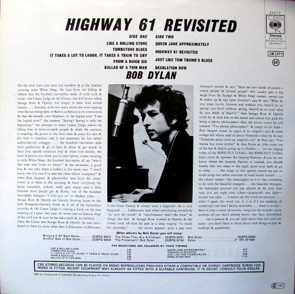 Bob Dylan - Highway 61 Revisited (tweedehands LP)