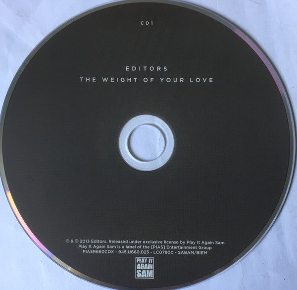 Editors - The Weight Of Your Love (tweedehands CD) - Velvet Music