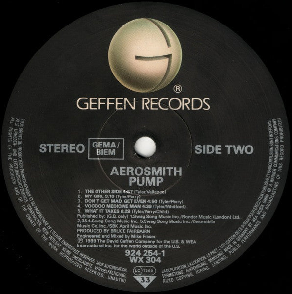 Aerosmith - Pump (tweedehands LP) - Velvet Music