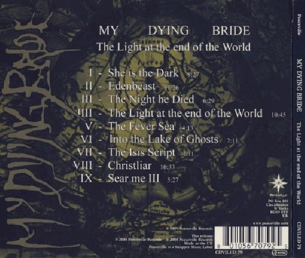 My Dying Bride - Light at the end of the world (CD) - Velvet Music