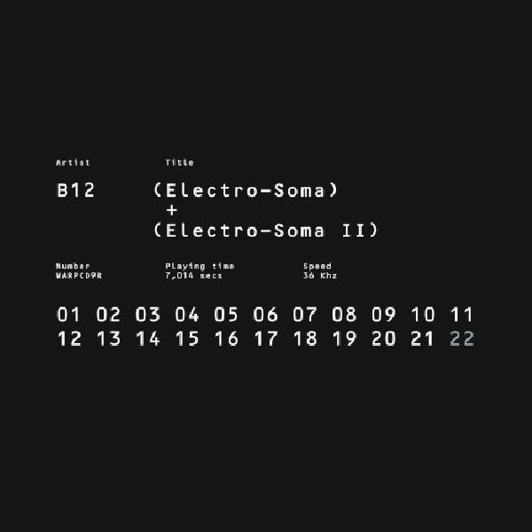 B12 - Electro-soma i + ii anthology (CD) - Velvet Music