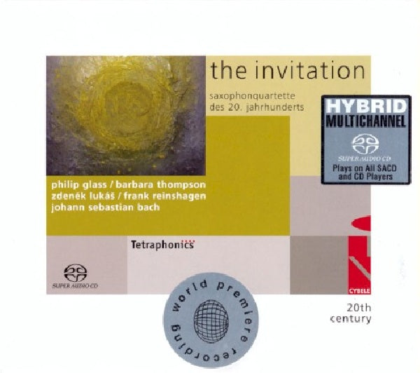 Tetraphonics Saxophone Quartet - Invitation (CD) - Velvet Music