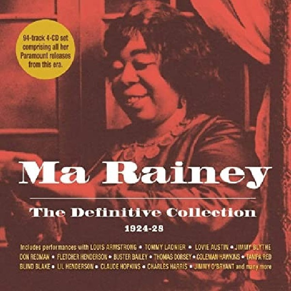 Ma Rainey - Definitive collection 1924-28, the (CD) - Velvet Music