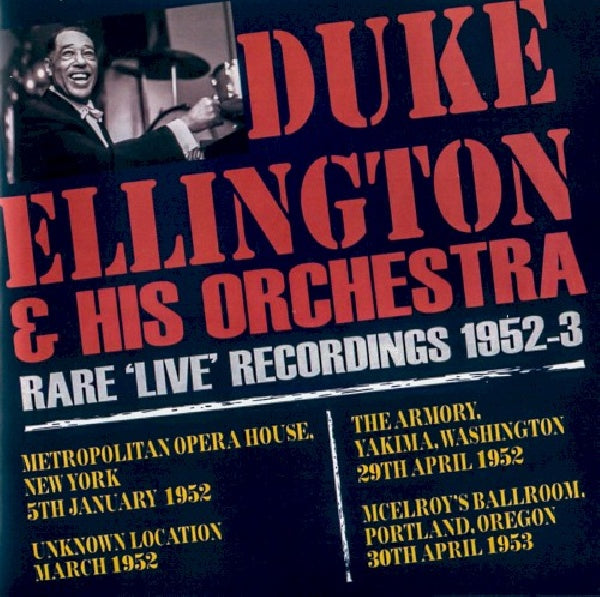 Duke Ellington -orchestra- - Rare 'live' recordings 1952-53 (CD) - Velvet Music