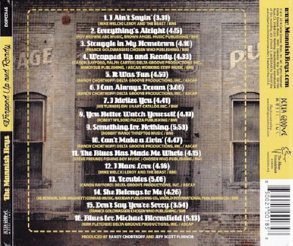 Mannish Boys - Wrapped up and ready (CD) - Velvet Music