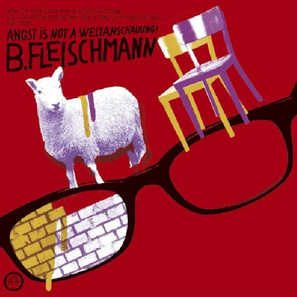 B. Fleischmann - Angst is not a weltanschauung (CD) - Velvet Music