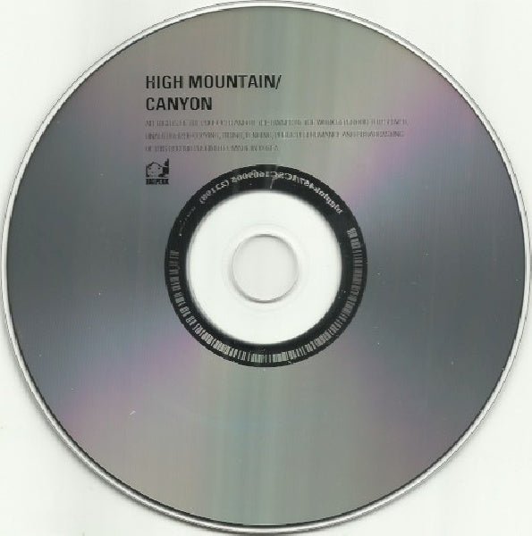 High Mountain - Canyon (CD) - Velvet Music