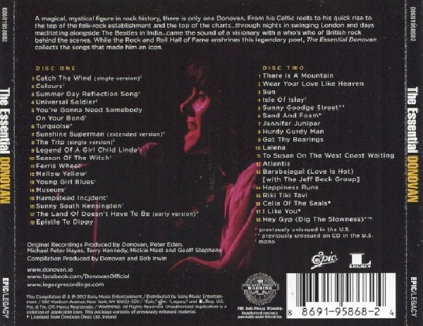 Donovan - Essential donovan (CD) - Velvet Music
