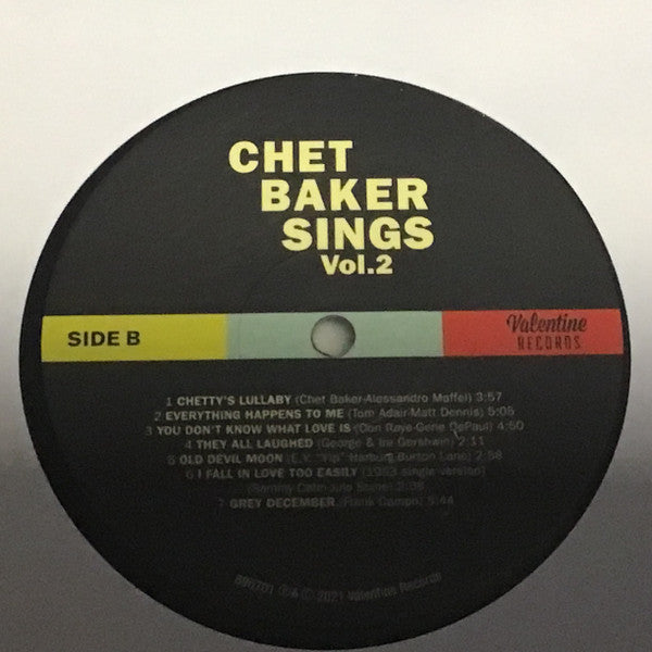 Chet Baker - Chet Baker Sings Vol. 2 (LP) - Velvet Music