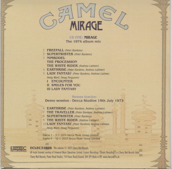 Camel - Mirage (CD)