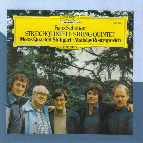 Franz Schubert - Melos Quartett, Mstislav Rostropovich - Streichquintett • String Quintet (CD)