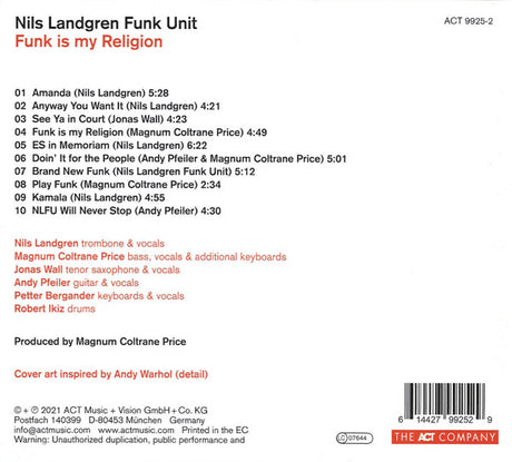 Nils Landgren Funk Unit - Funk Is My Religion (tweedehands CD) - Velvet Music