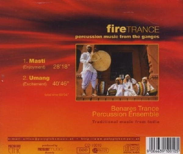 Benares Trance Percussion - Fire trance (CD) - Velvet Music